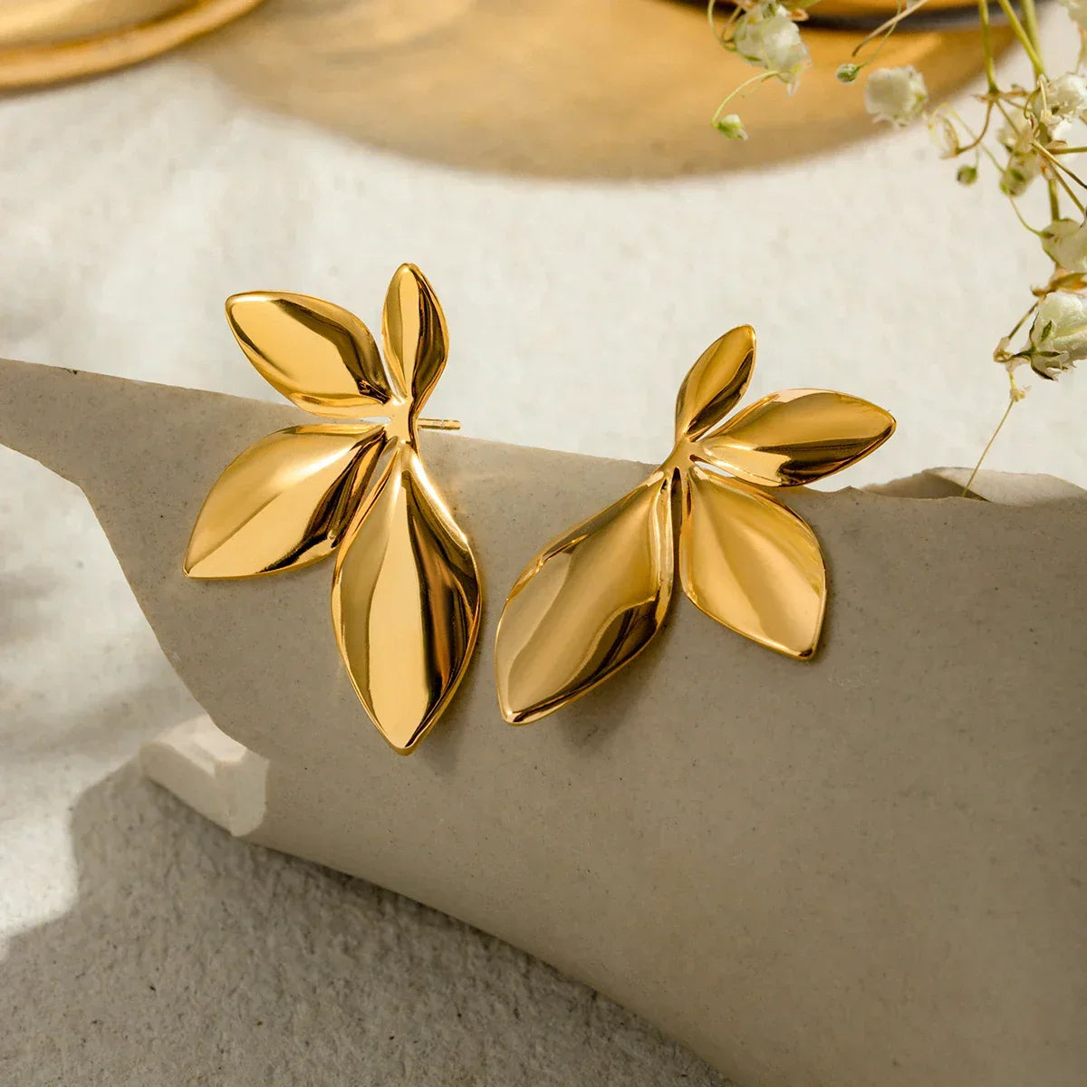 Cercei Velle Gold Petal