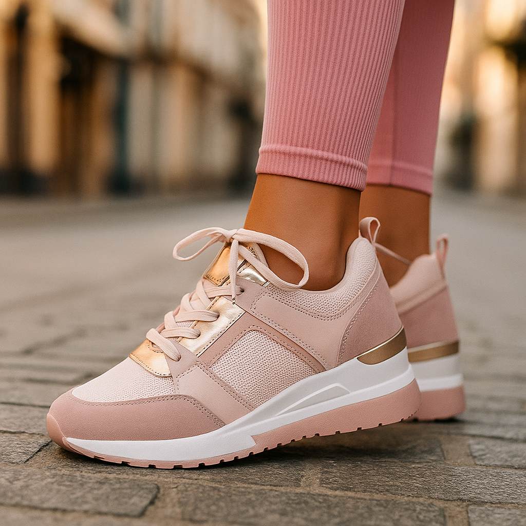 Abiana – Comfortable Wedge Sneakers
