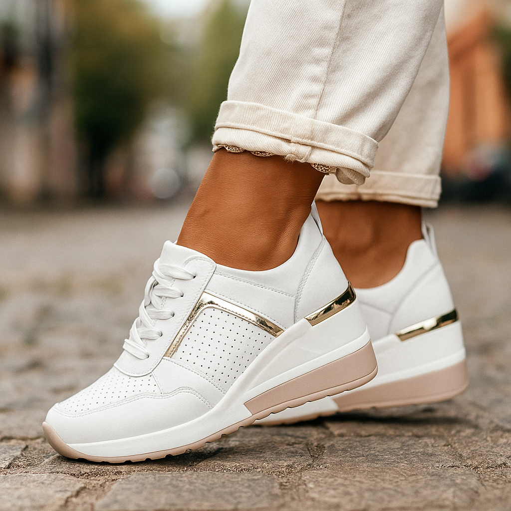 Abiana – Comfortable Wedge Sneakers