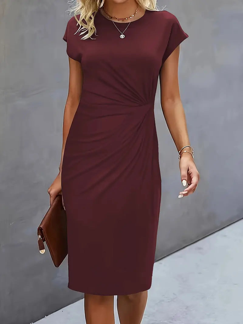 Adelina – Stylish Dress with Round Neckline