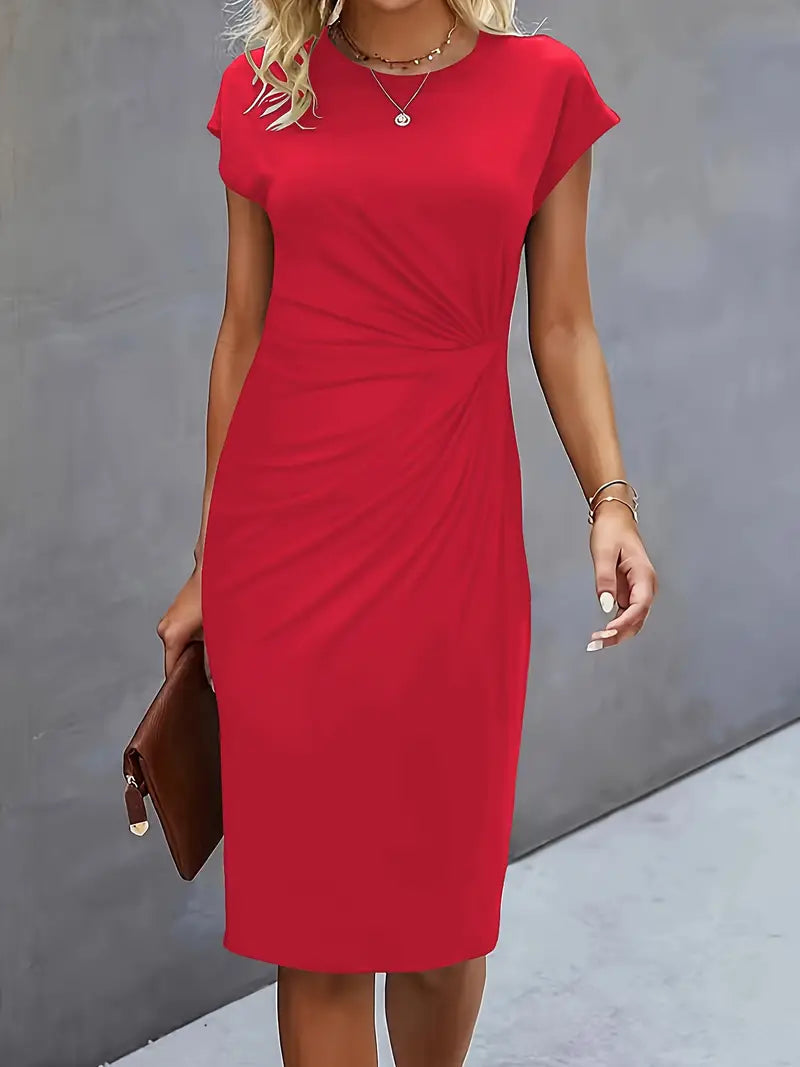Adelina – Stylish Dress with Round Neckline