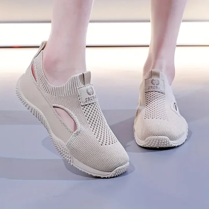 Aderia - Breathable Slip-On Sneakers