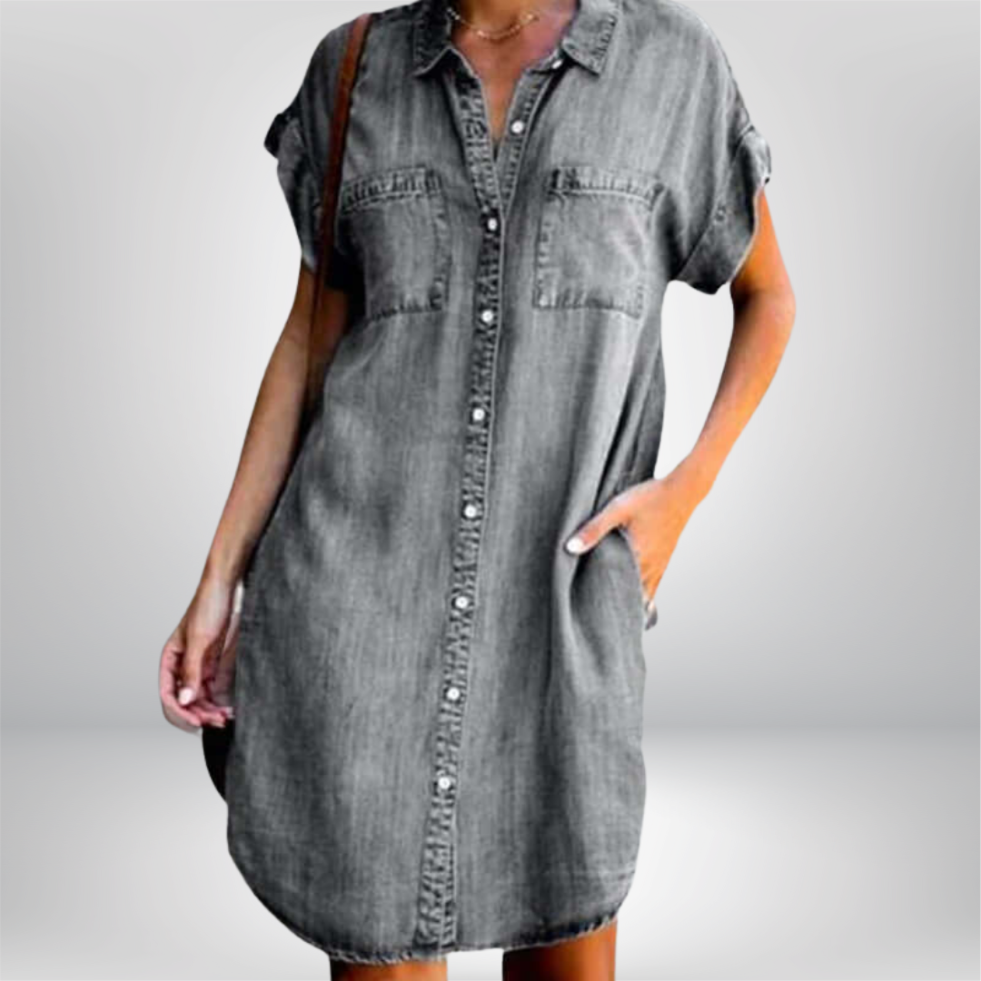 Agata – Casual Denim Dress