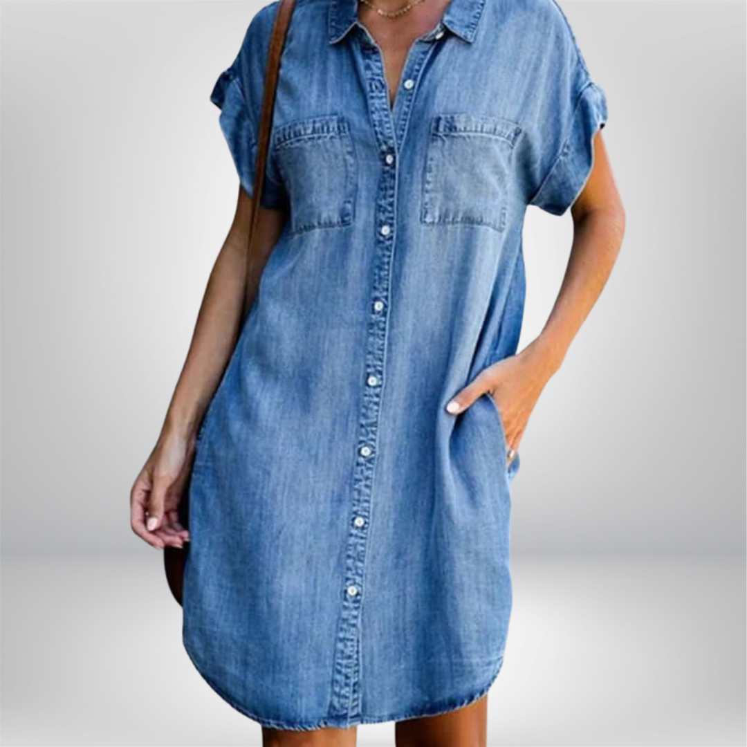 Agata – Casual Denim Dress