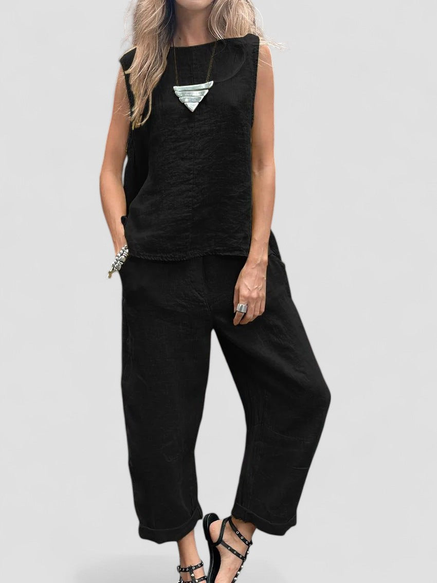 Ailith – Comfortable Sleeveless Top and Pants