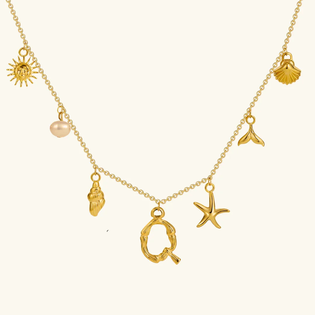 Stridr Edge Ocean Initial Necklace