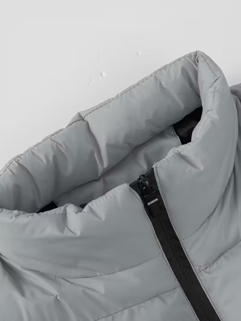 Amaury - Casual Puffer Vest with Zipper