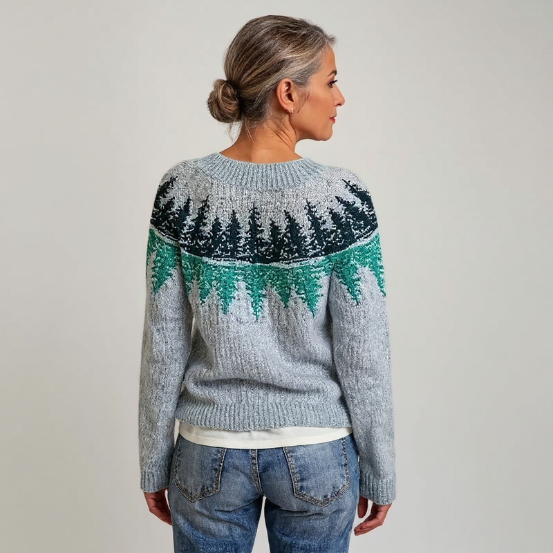 Anghileri - Classic Icelandic Knit Sweater Made of Wool