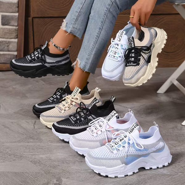 Annelien – Comfortable Knit Sneakers