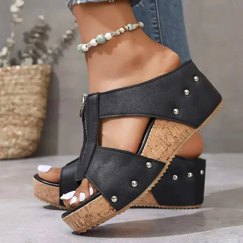 Arleta – Orthopedic Wedge Sandal