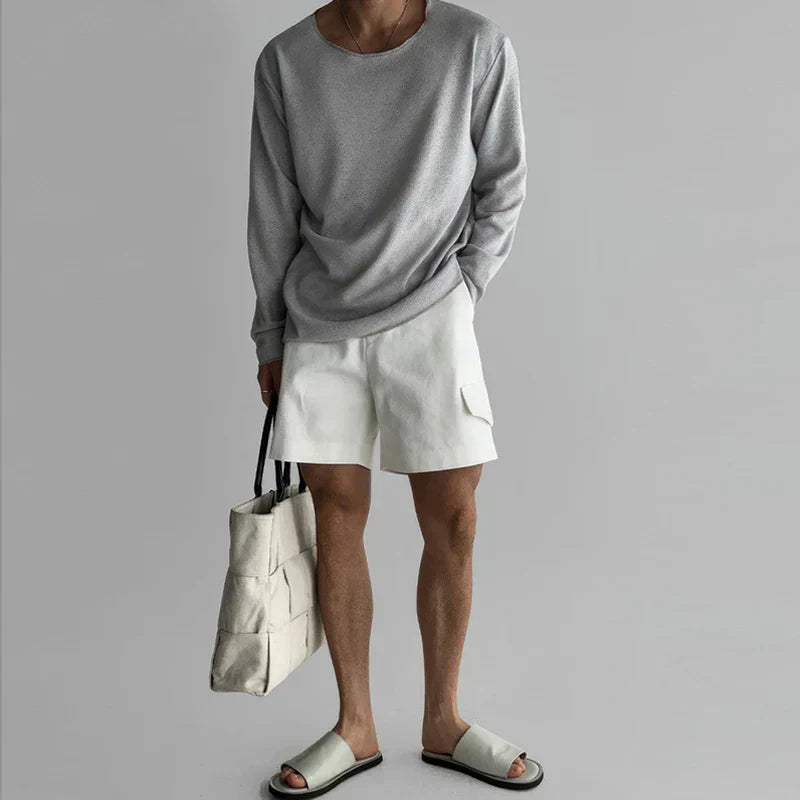 Arturo - Crew Neck Shirt with Long Sleeves