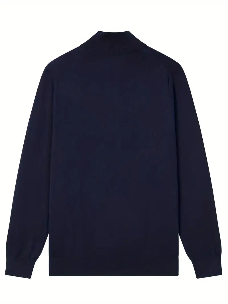 Aryan – Casual Knit Sweater with Zipper