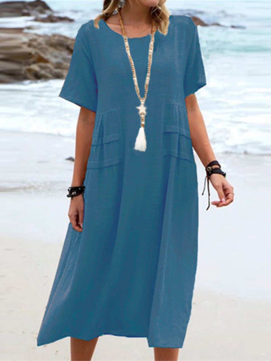 Aryuna - Casual Round Neck Dress