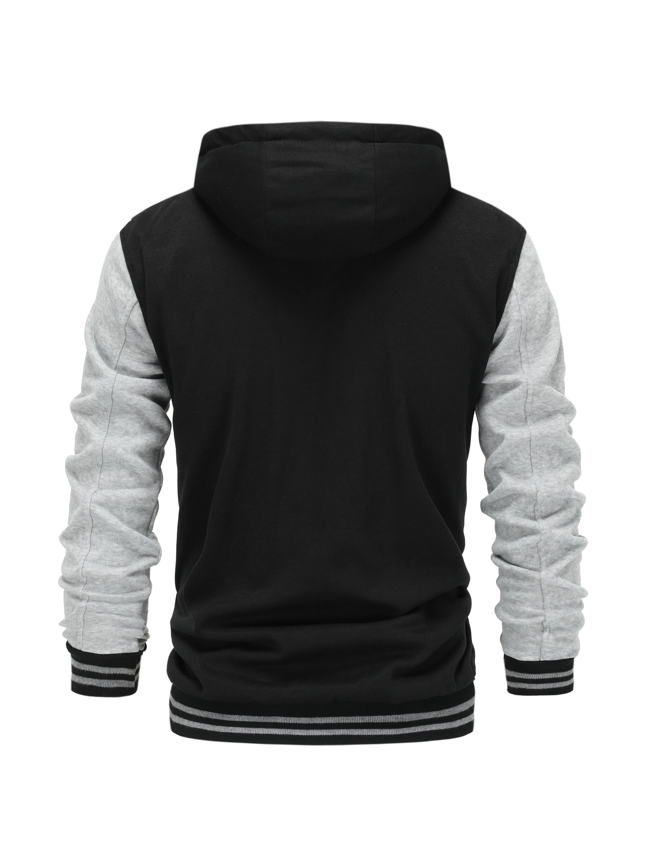 Askhat - Long-Sleeve Baseball Jacket with Hood