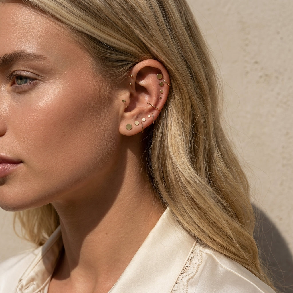 Auredisc Flat Back Piercing Stud