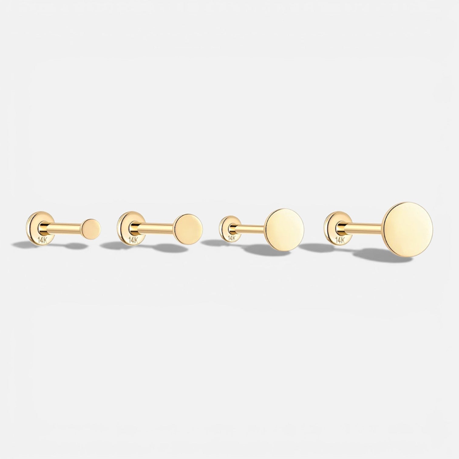 Auredisc Flat Back Piercing Stud