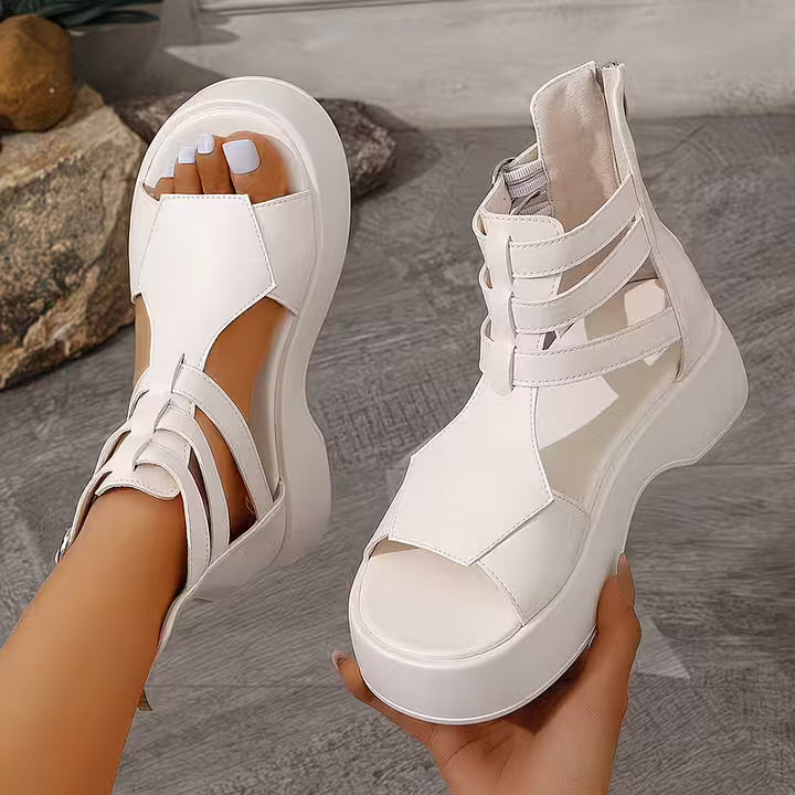 Austeja - Chunky Platform Sandal with Open Toe