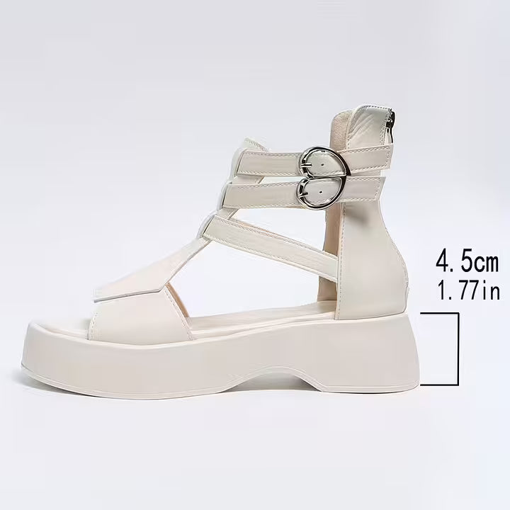 Austeja - Chunky Platform Sandal with Open Toe