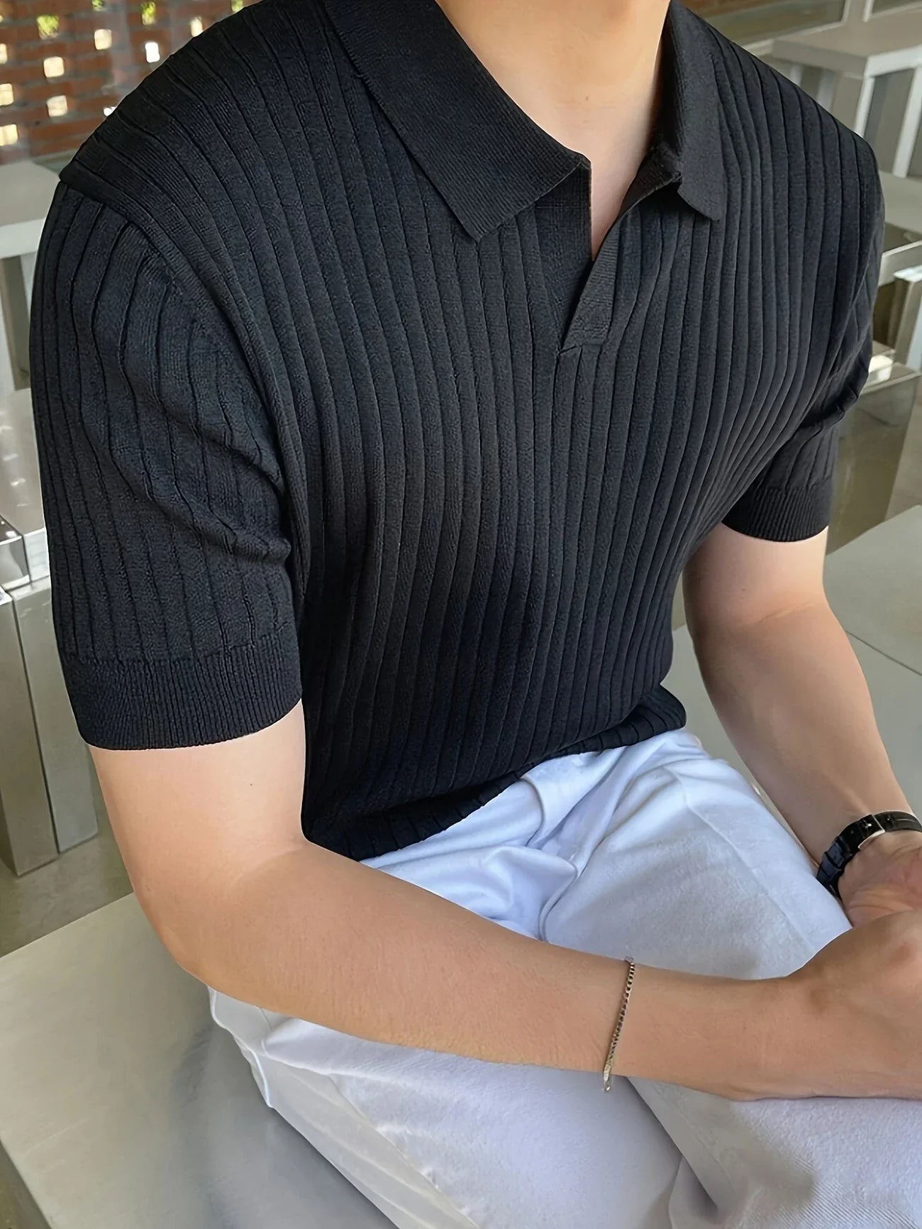 Avgustin – Casual Short Sleeve Polo Shirt