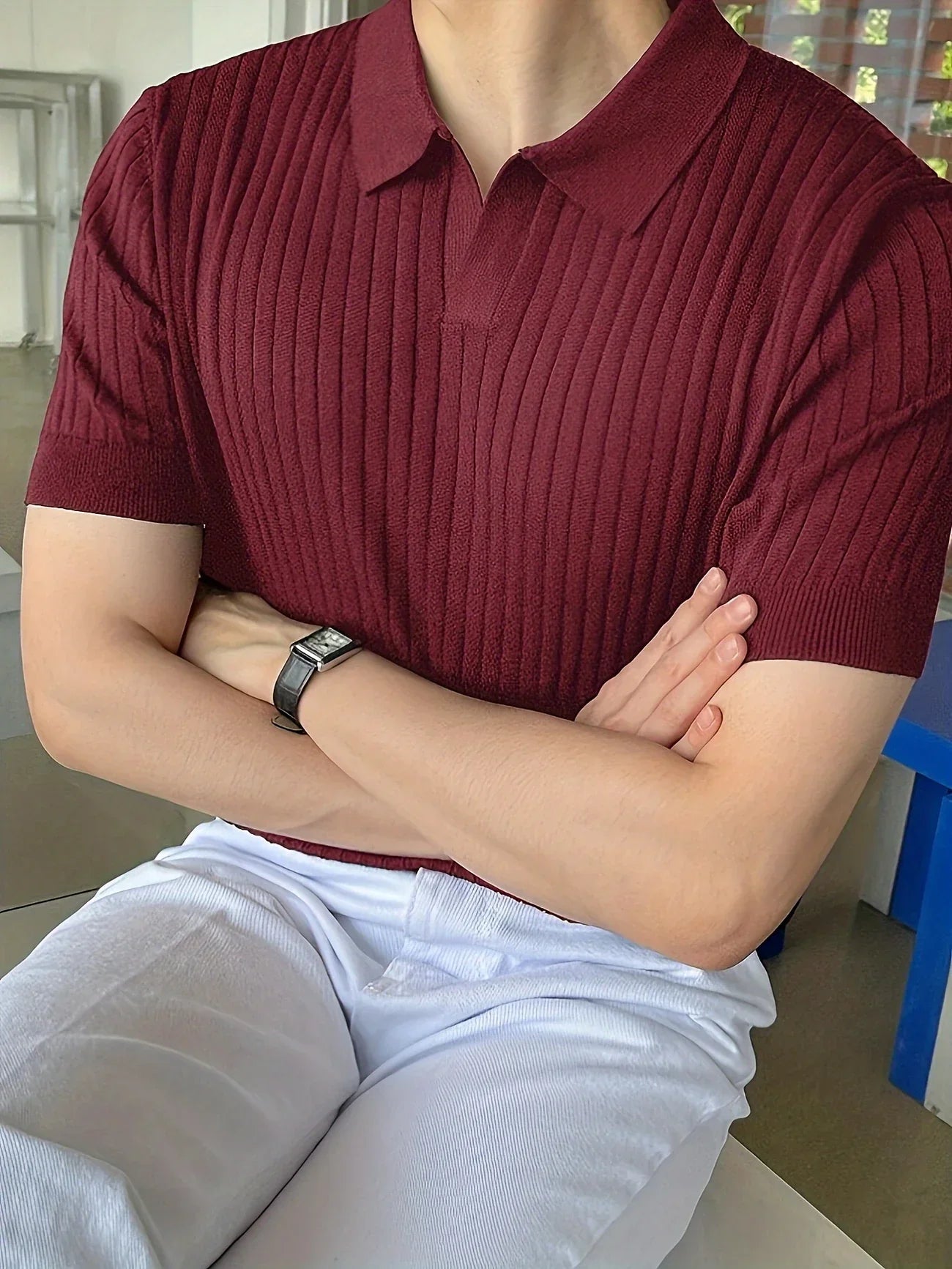 Avgustin – Casual Short Sleeve Polo Shirt