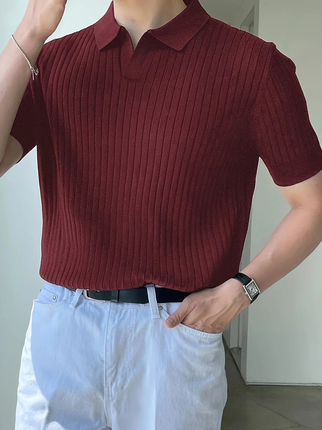 Avgustin – Casual Short Sleeve Polo Shirt
