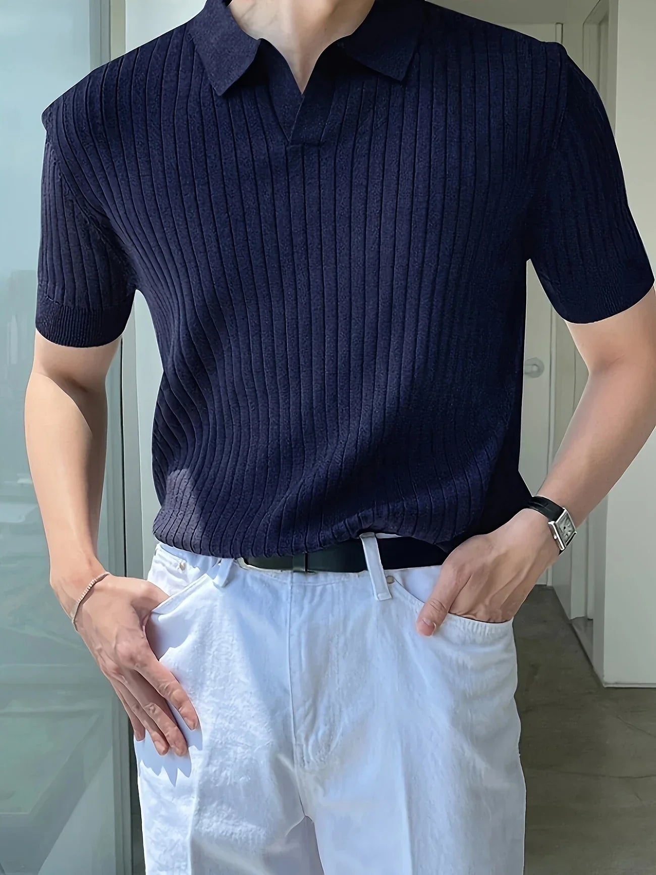 Avgustin – Casual Short Sleeve Polo Shirt