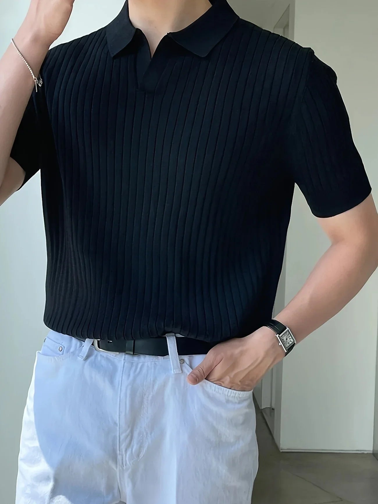 Avgustin – Casual Short Sleeve Polo Shirt