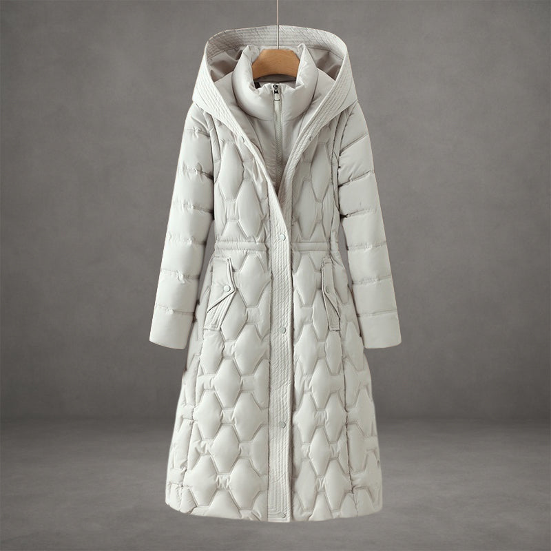 Avishag - Long Padded Coat with Hood