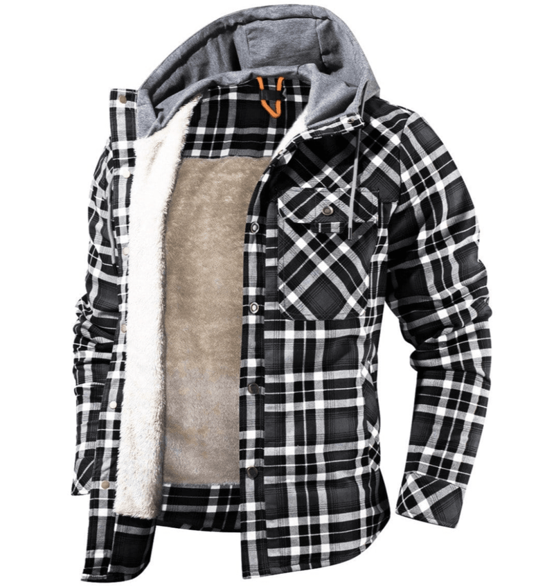 Avraham - Long Sleeve Hooded Jacket with Pocket