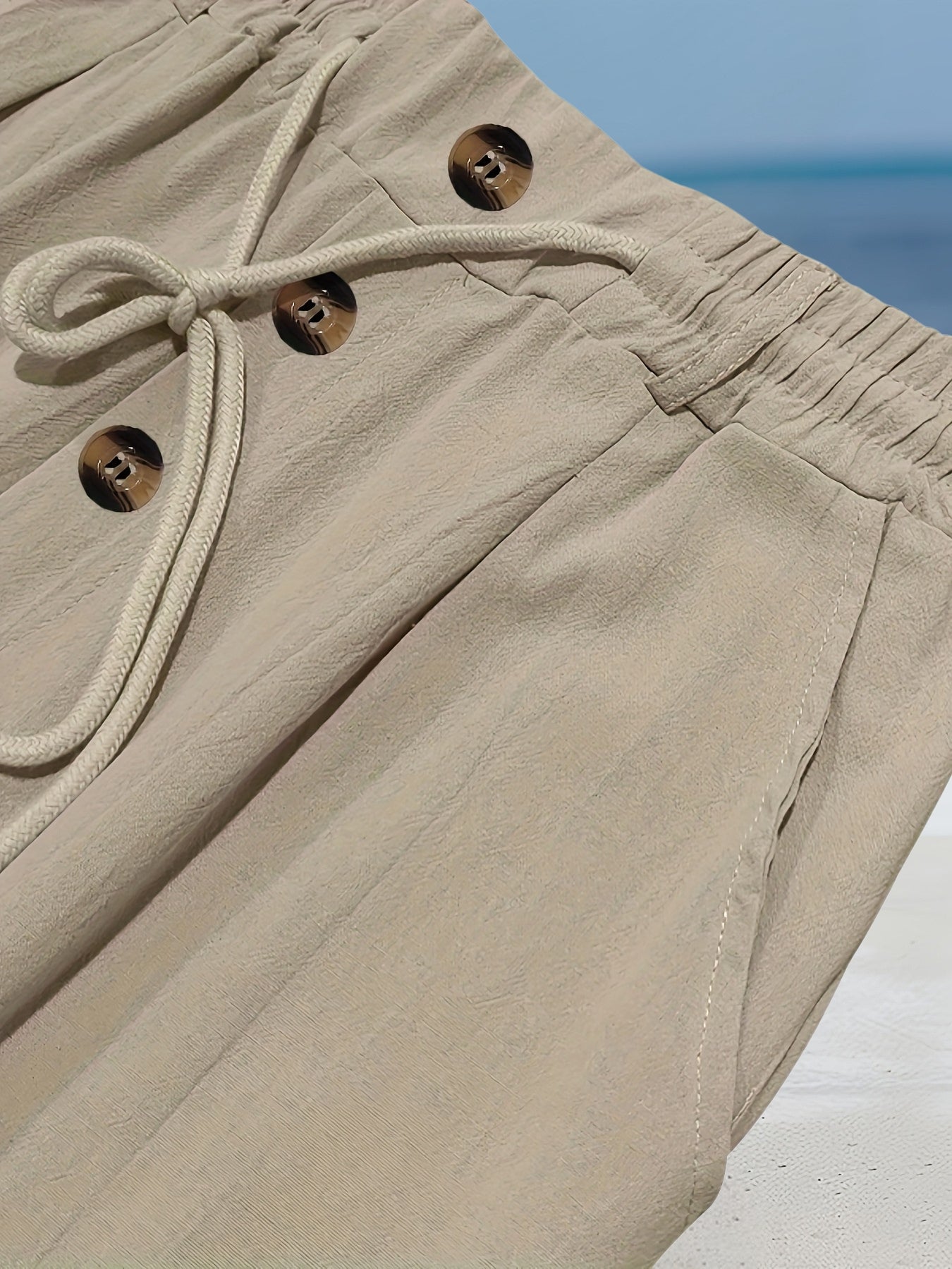 Aznar - Casual Linen Stretch Pants