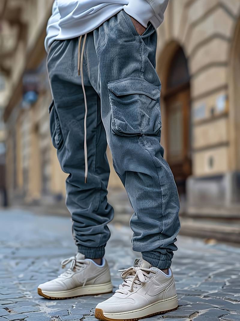 Baruch - Breathable Cargo Pants with Drawstring at the Waist