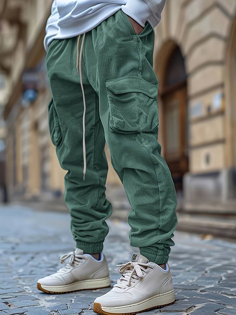Baruch - Breathable Cargo Pants with Drawstring at the Waist