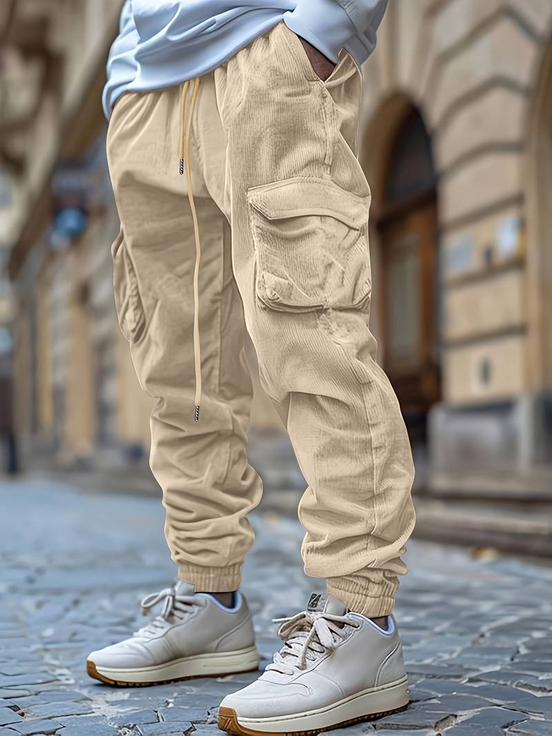 Baruch - Breathable Cargo Pants with Drawstring at the Waist