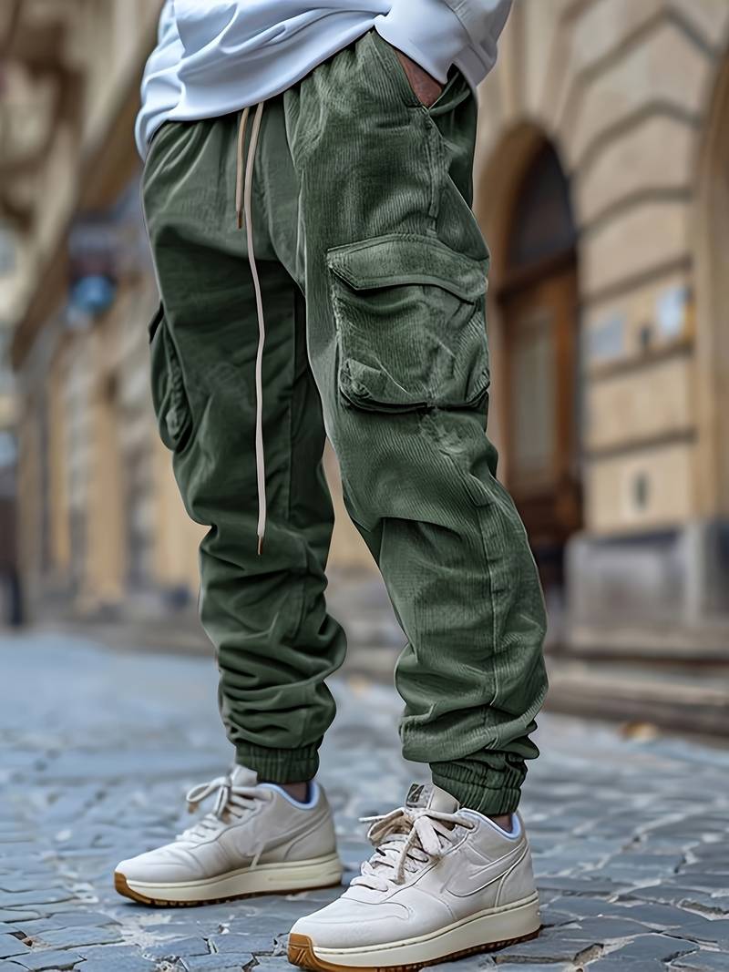 Baruch - Breathable Cargo Pants with Drawstring at the Waist