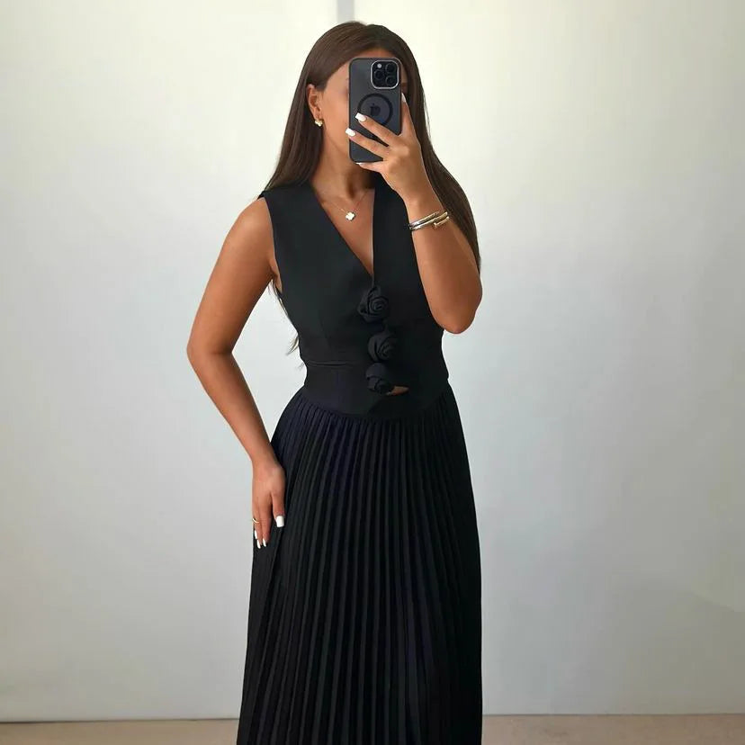 Beyza – Elegant Sleeveless Two-Piece Set