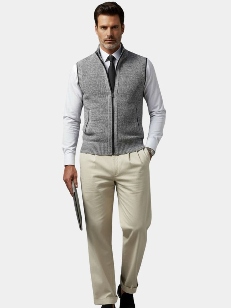 Bronislaw – Elegant Vest with Full Zipper