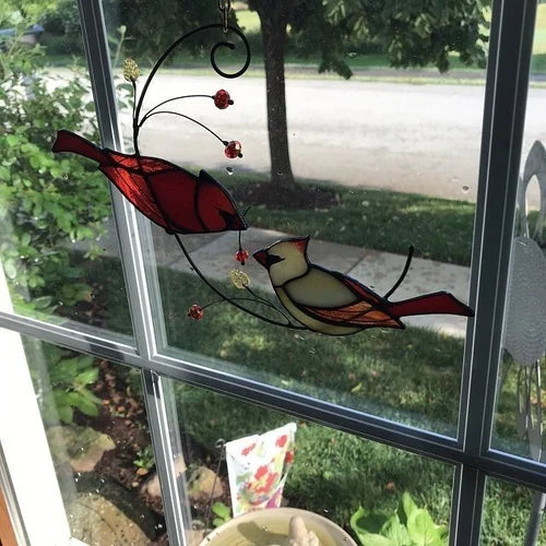 Cardinal Bird Engraved Ornament