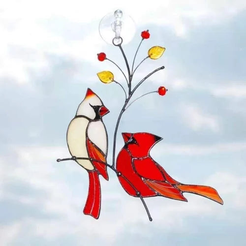 Cardinal Bird Engraved Ornament