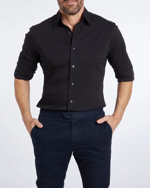 Ceferino – Casual Long Sleeve Shirt with Buttons
