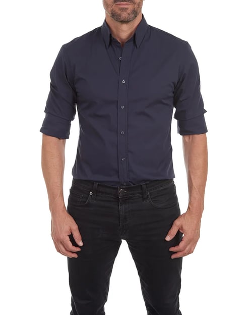 Ceferino – Casual Long Sleeve Shirt with Buttons