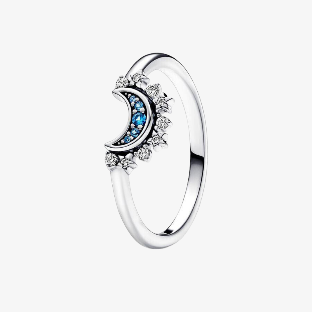 Celestial Sun & Moon Stackable Ring Set