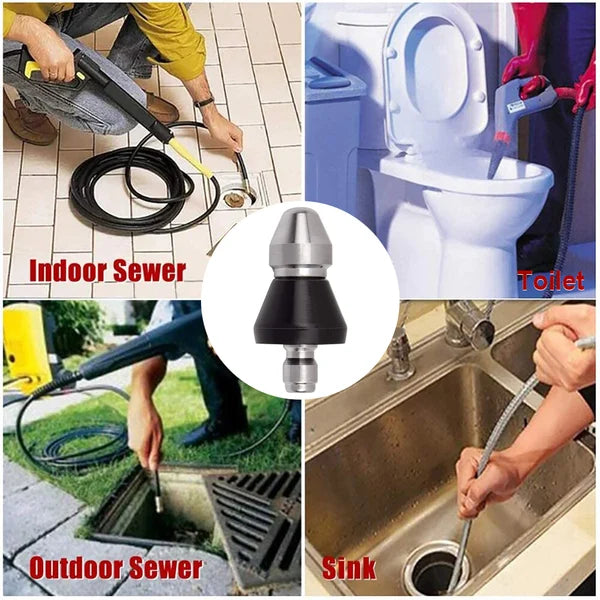 Channel Cleaning Tool High-Pressure Nozzle