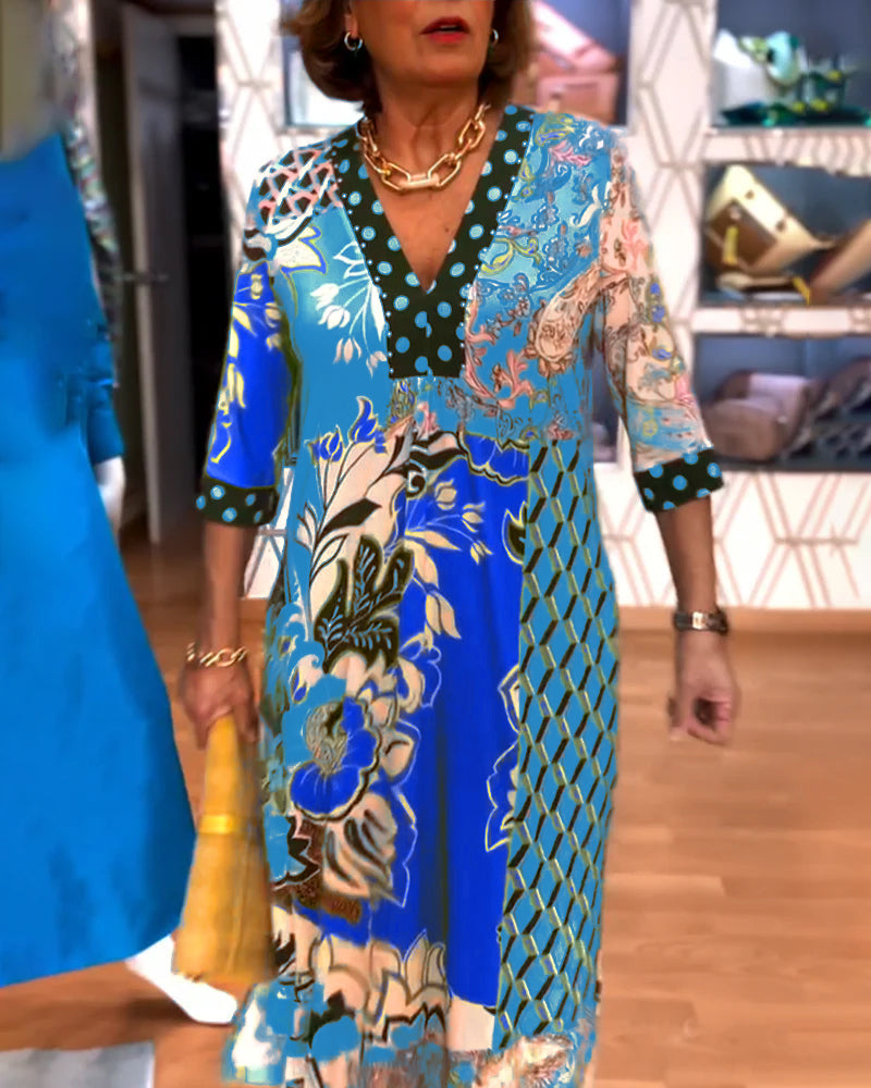Charmaine – Elegant Summer Dress with V-Neck