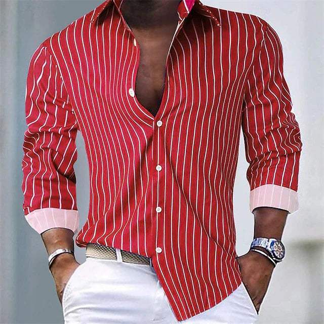 Chris™ - Striped Silk Shirt