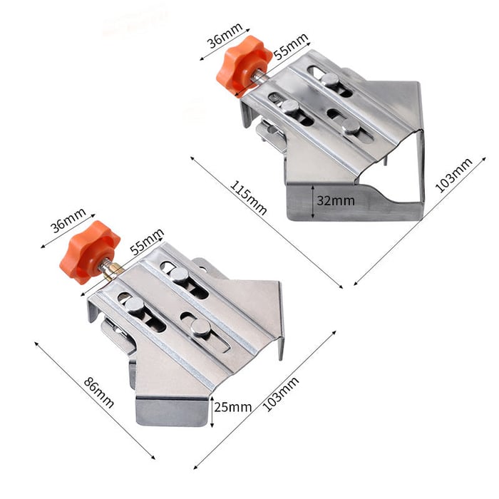ClampMaster – Multipurpose Stainless Steel 90° Corner Clamp