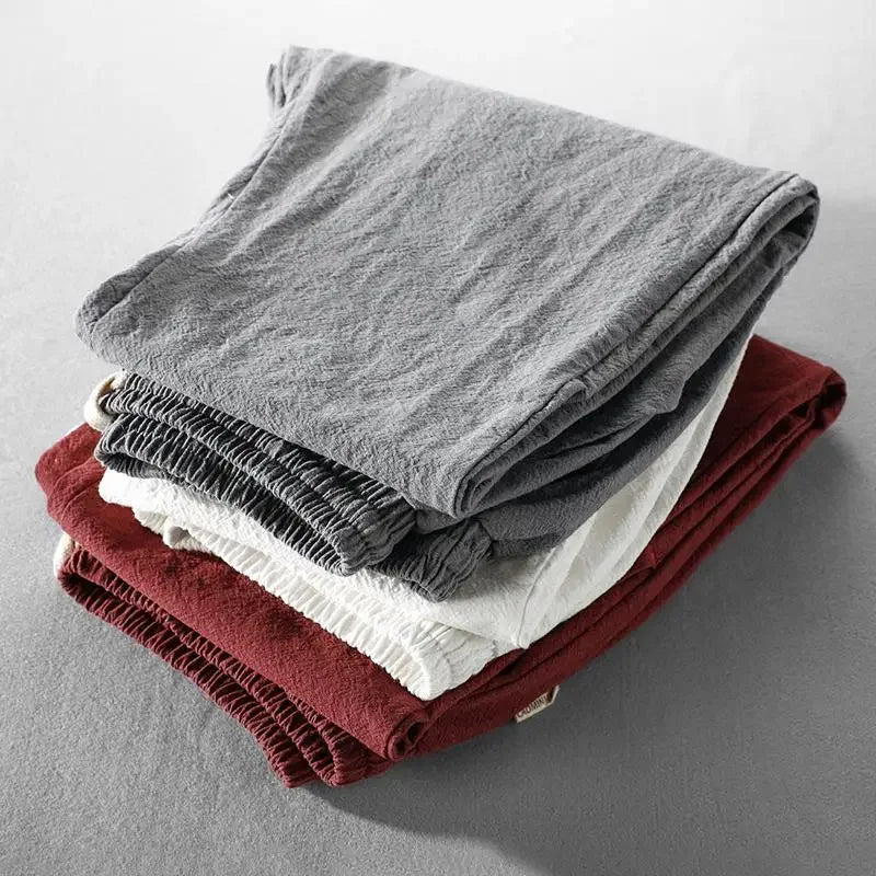 Clarke – Casual Linen Pants with Drawstring at the Waist