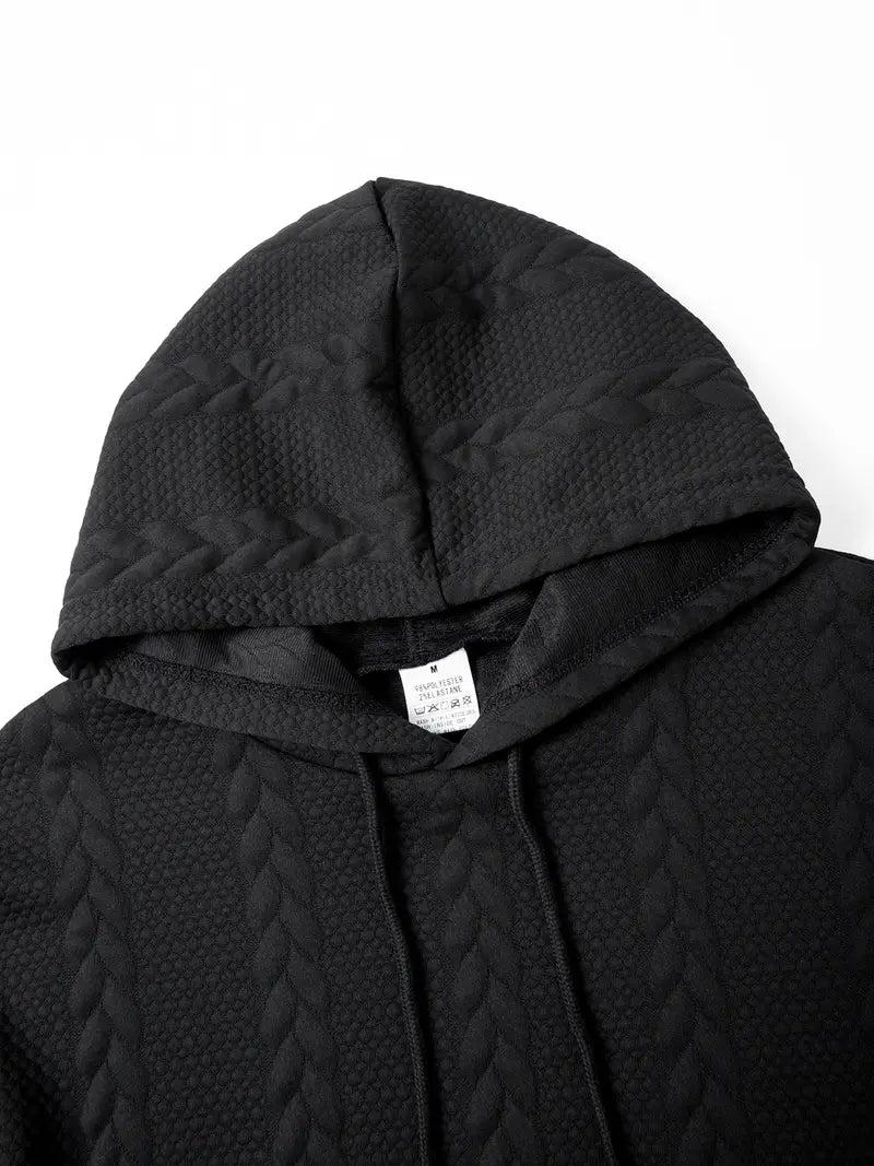 Connolly – Casual Knit Hoodie with Front Pocket