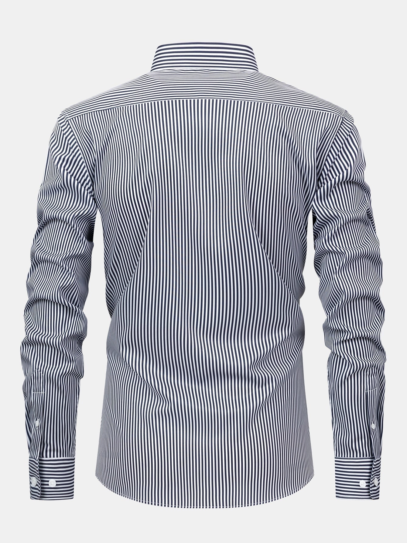 Corey – Long-Sleeved Striped Shirt with Buttons