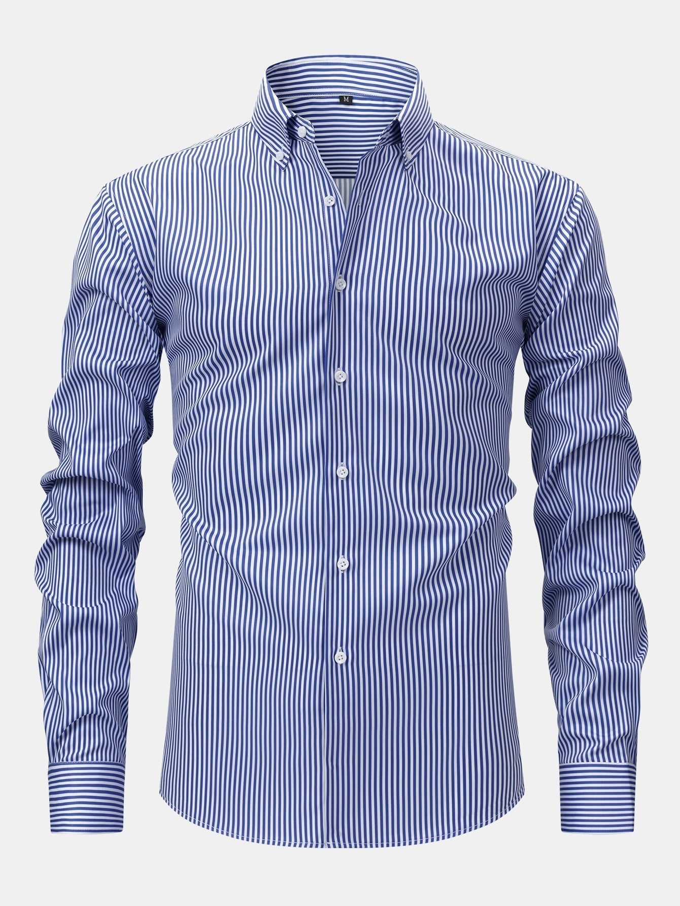 Corey – Long-Sleeved Striped Shirt with Buttons