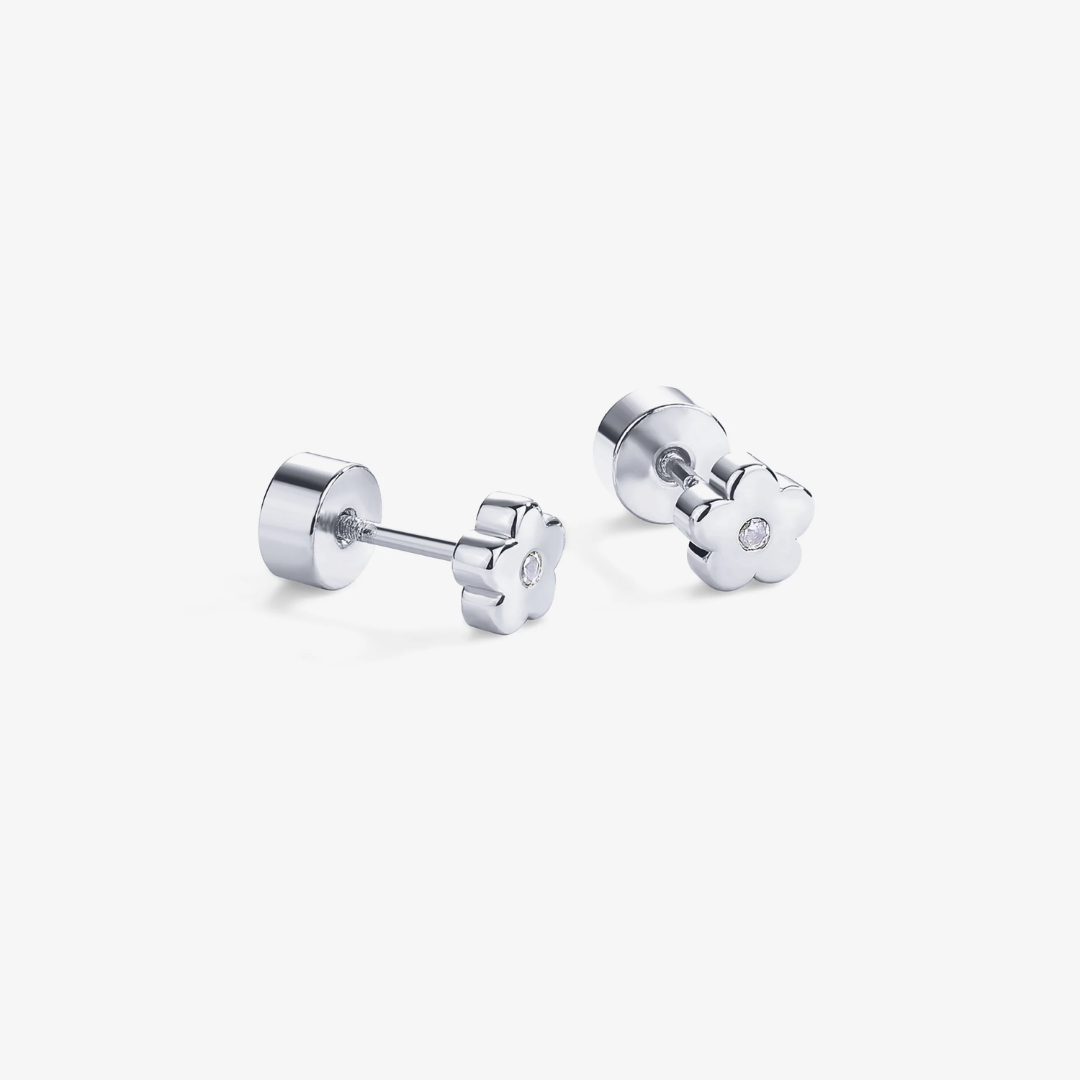 Dainty Bloom Flat Back Stud Earrings